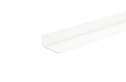 Vinkellist hvit - 15 x 15 mm x 1 meter